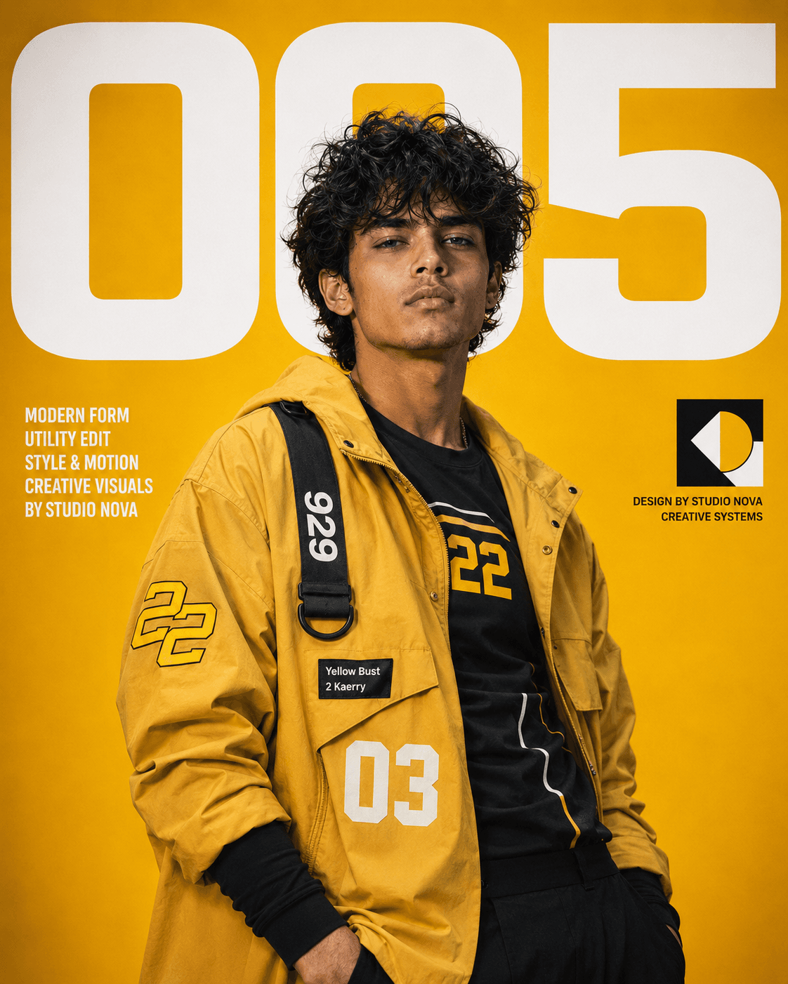 Modern streetwear in bold design
