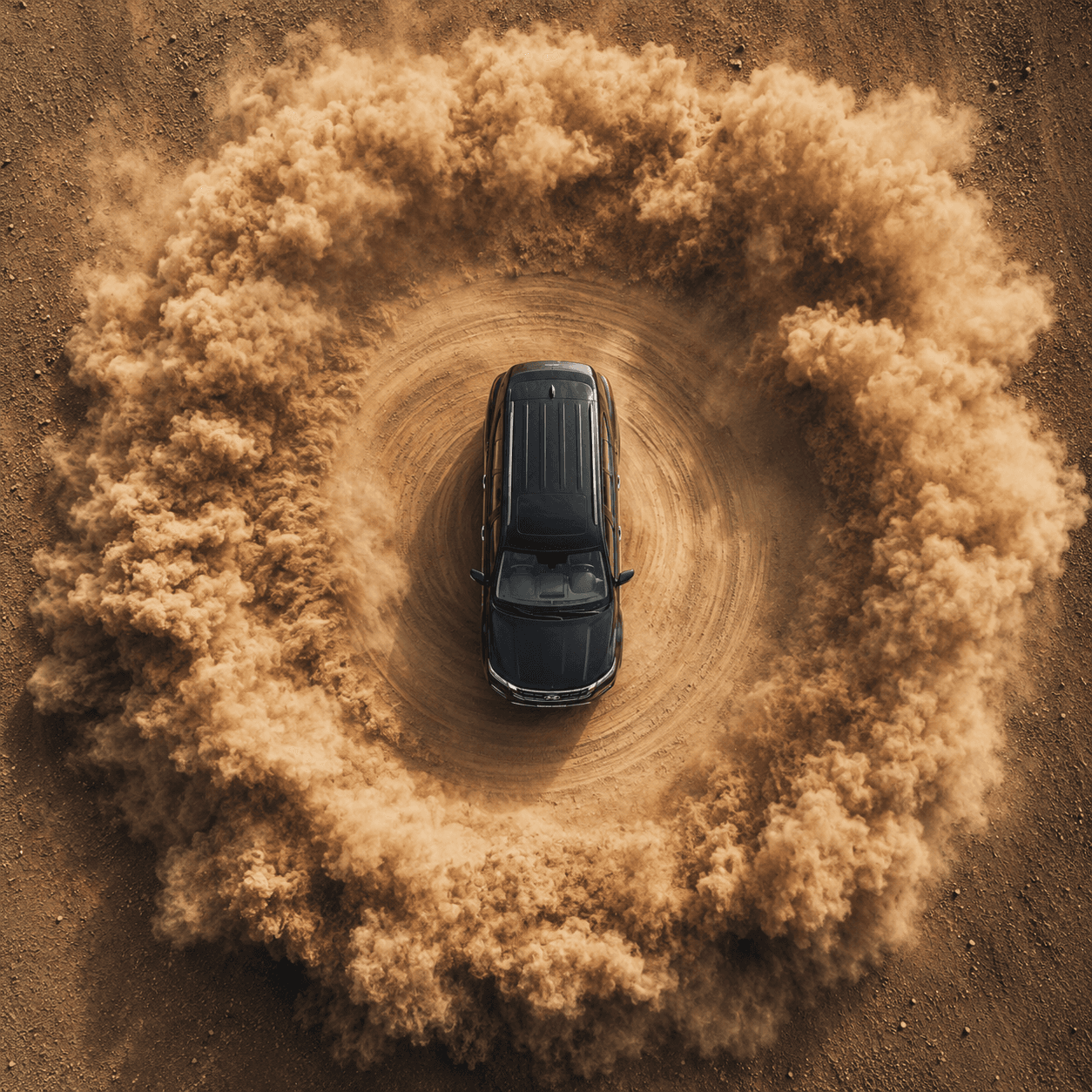 Epic Aerial Donut Drift