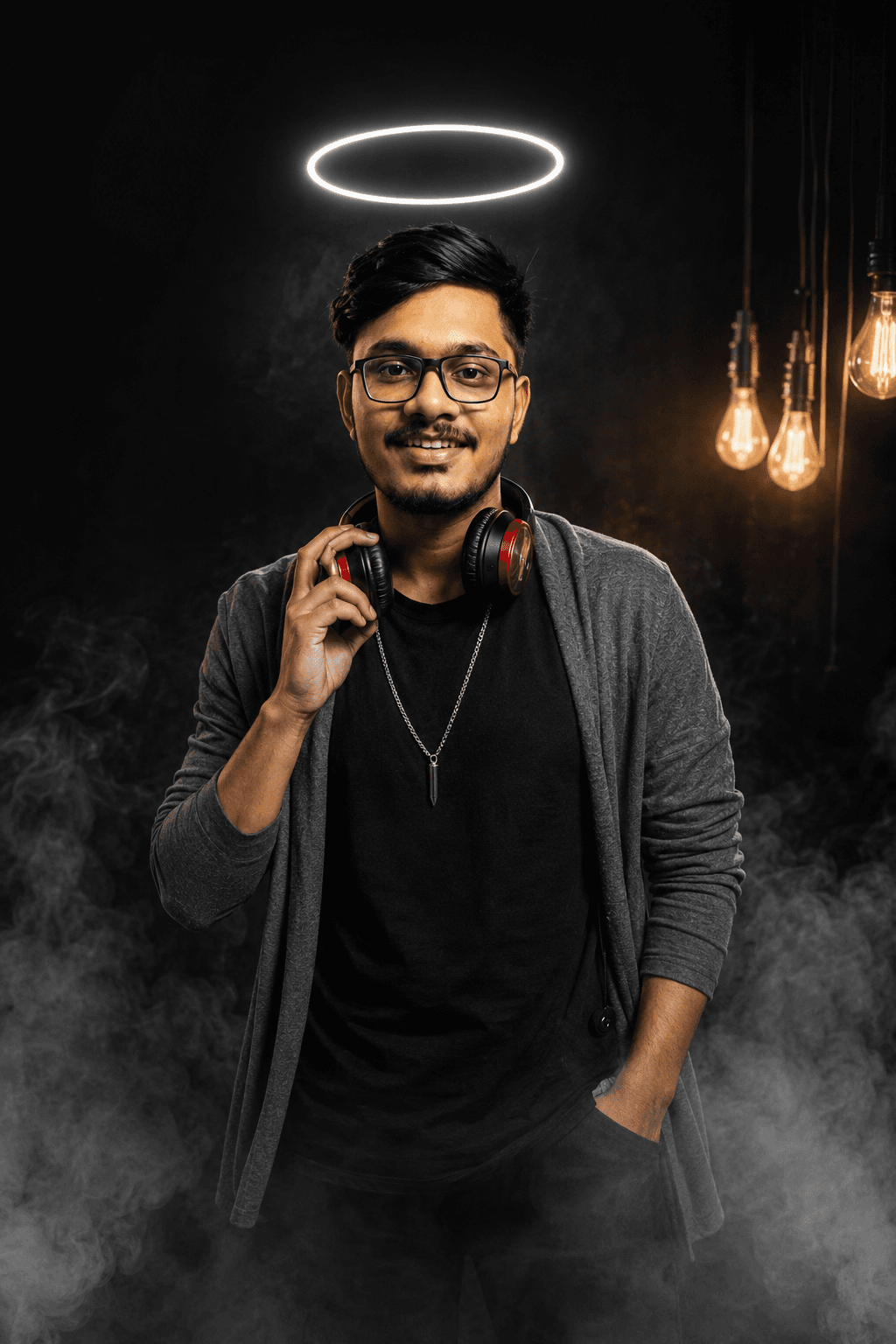 cinematic portrait of a stylish man