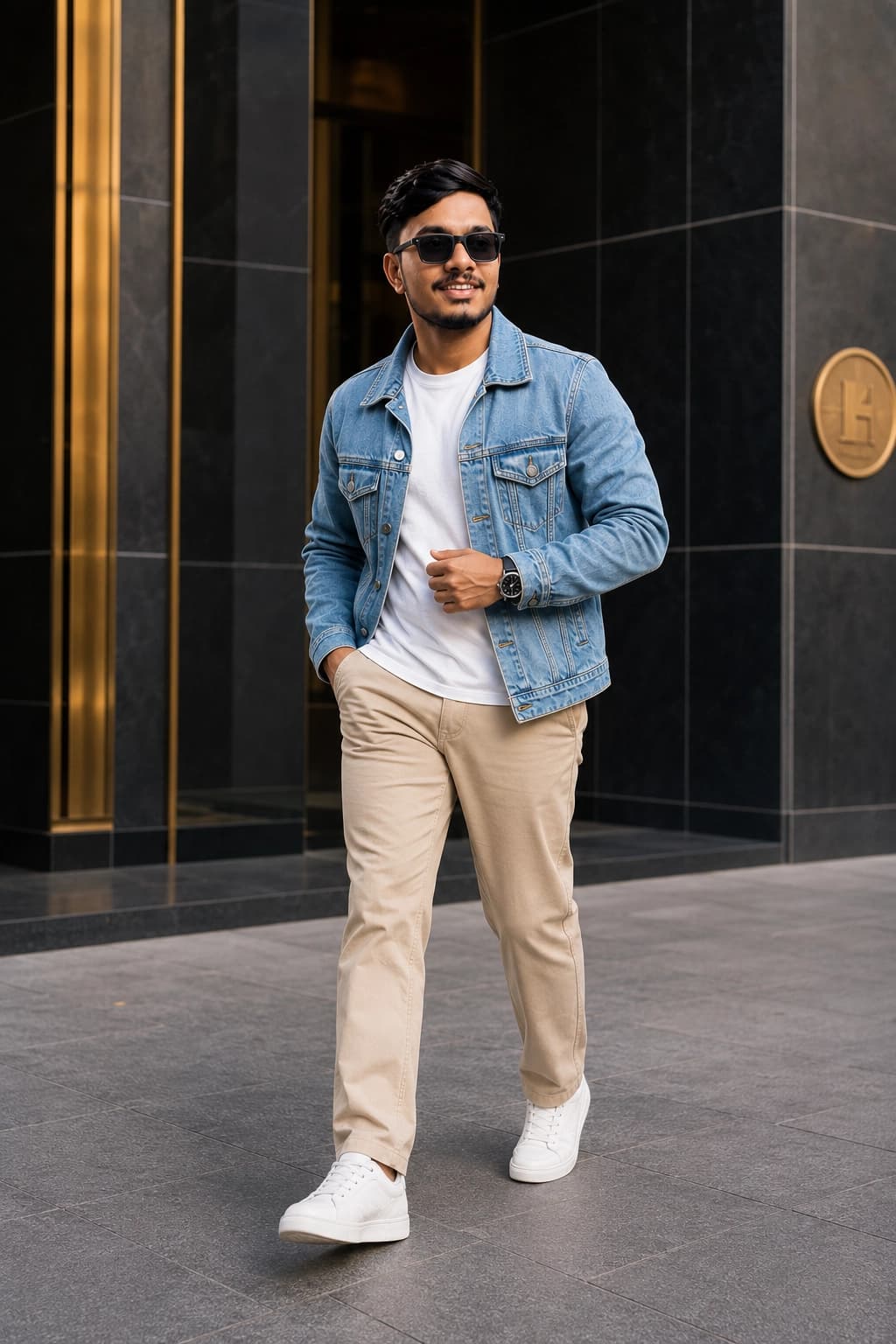 Street Style Portrait AI Prompt for Men
